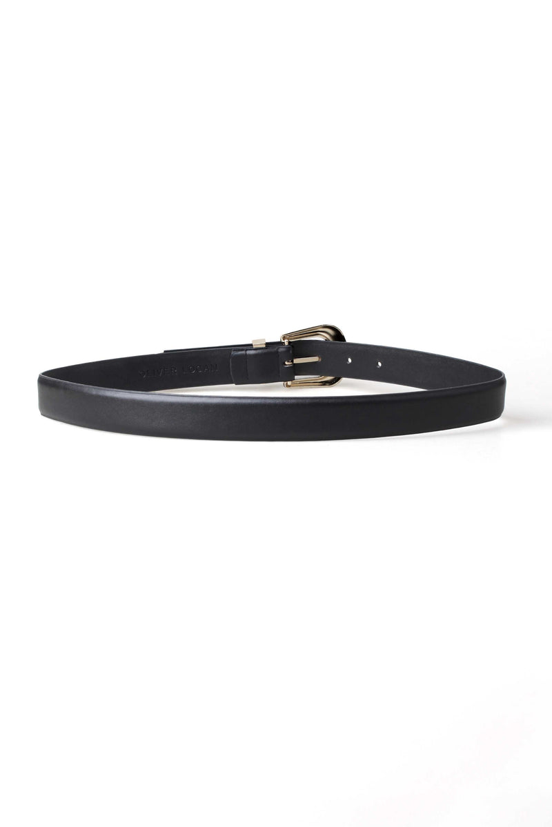 Classic Leather Belt Black