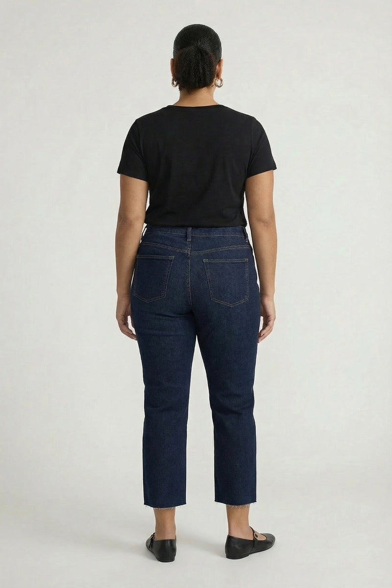 Aberdeen High Rise Wide Leg Crop Sculpt+ Plus Timbers