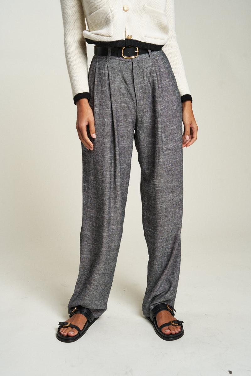 Close-up view of high-waisted women&
