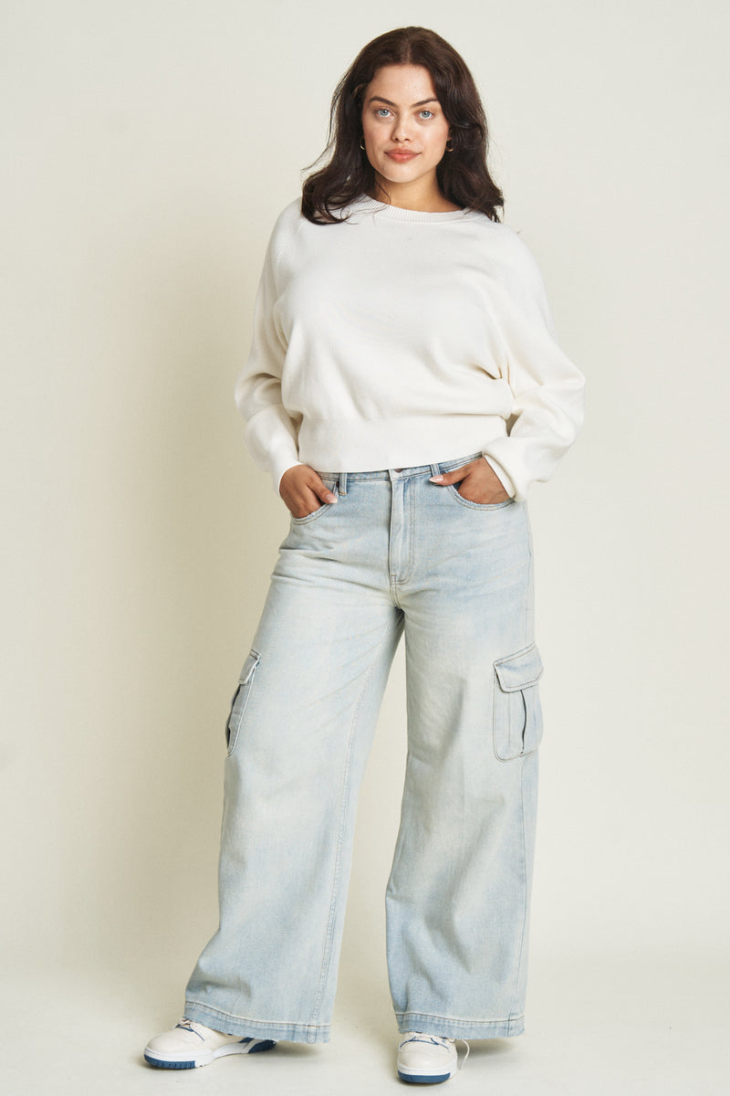 Logan Cargo Denim Skirt Logan Cargo Denim Skirt