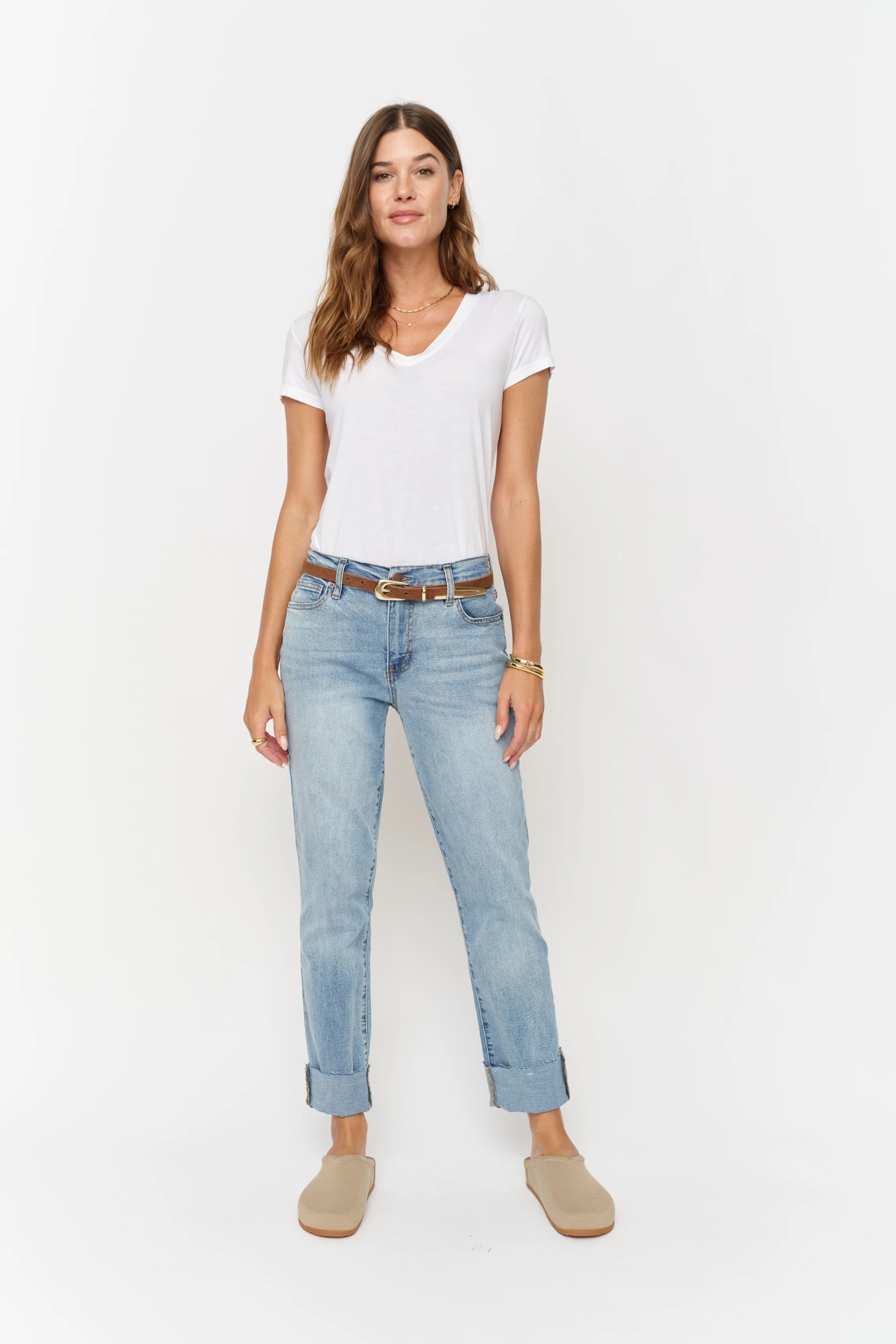 Crosby High Rise Women's Straight Leg Jeans – Classic Light