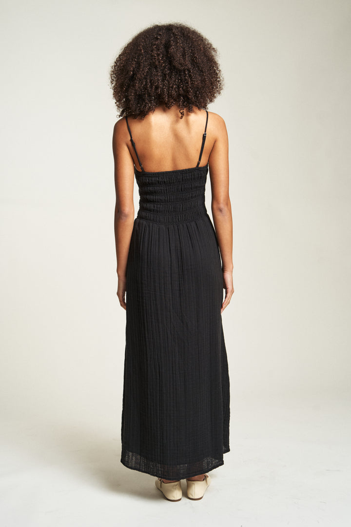 andmary Lady like long dress ブラック ANDMARY】Lady like long dress