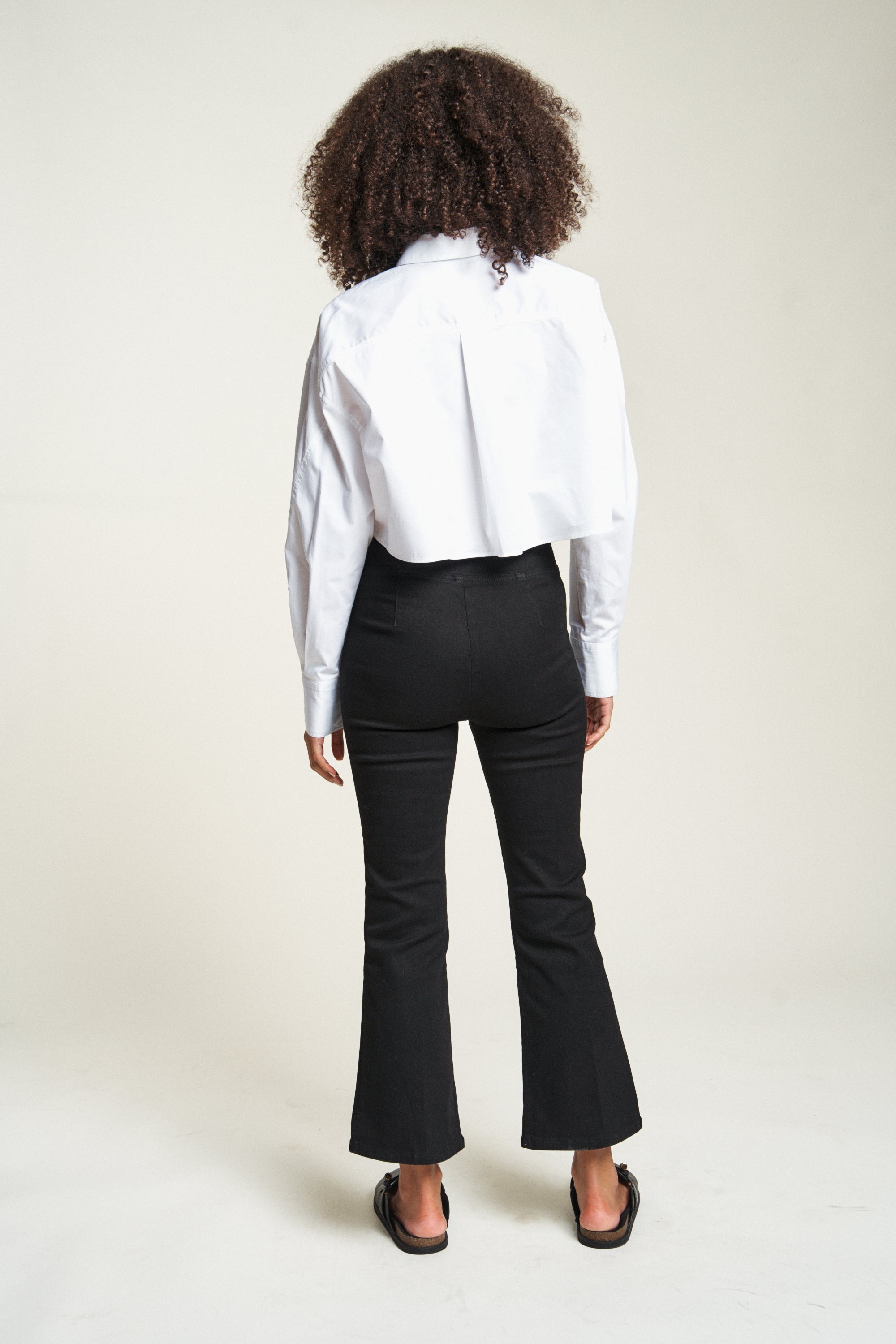 High Rise Flare Super Stretch Pants | Oliver Logan - Oliver Logan