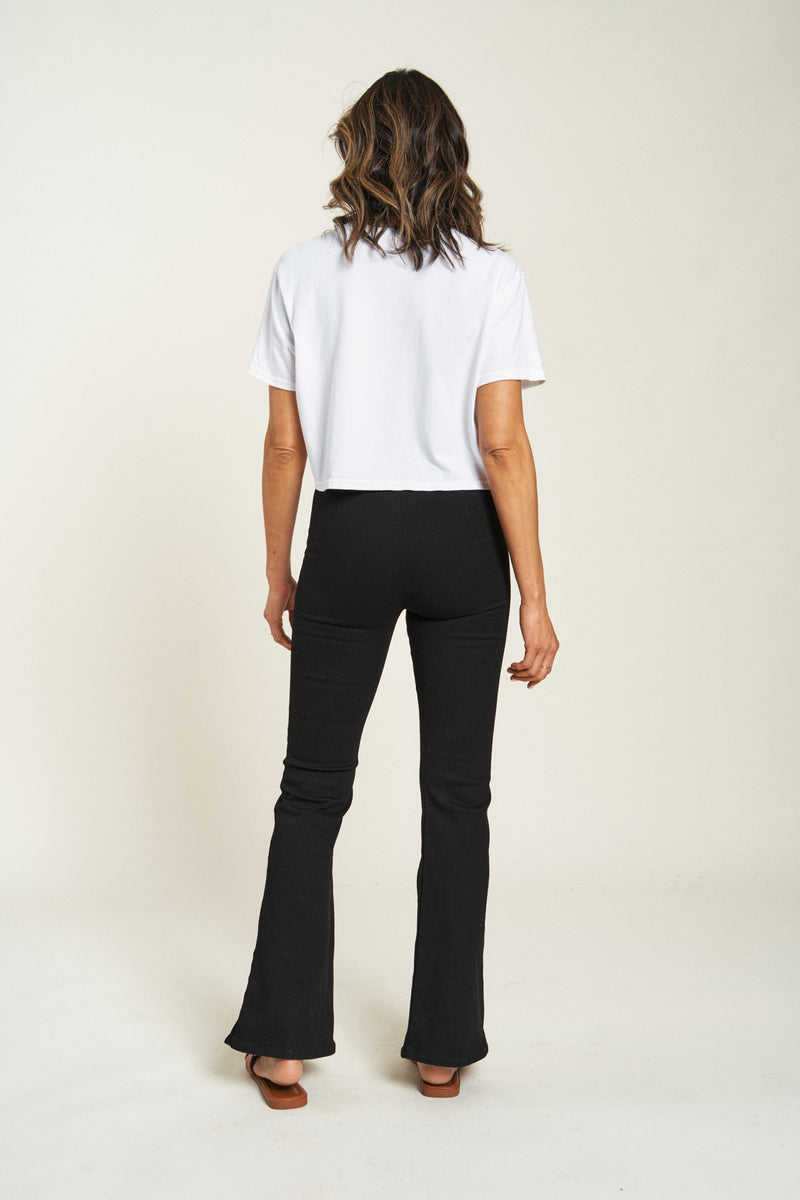 Logan Side Slit Bell Bottom Jeans Logan Side Slit Bell Bottom Jeans