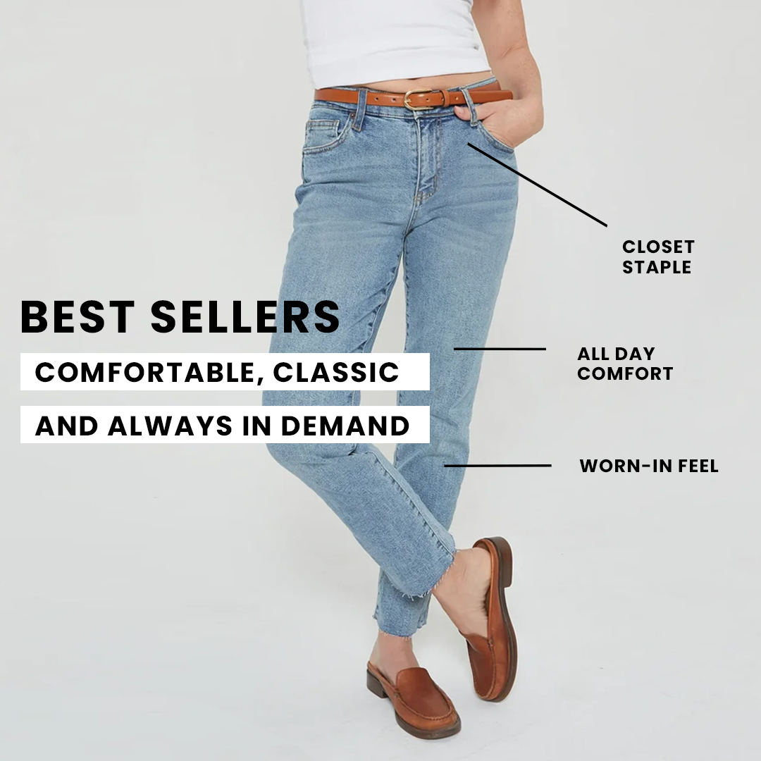 Bestselling Sustainable Denim Jeans & Women's Tops Oliver Logan