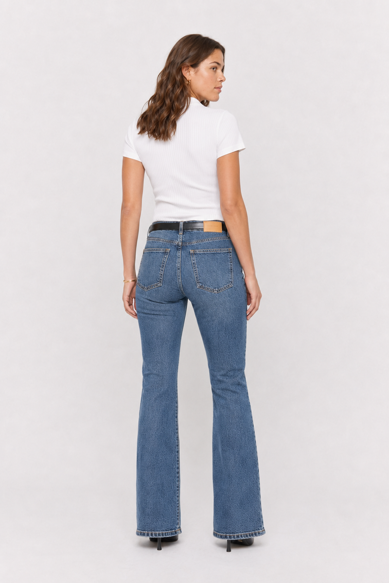 Stanley Boot Cut Mid Rise Traditional Vintage Worn