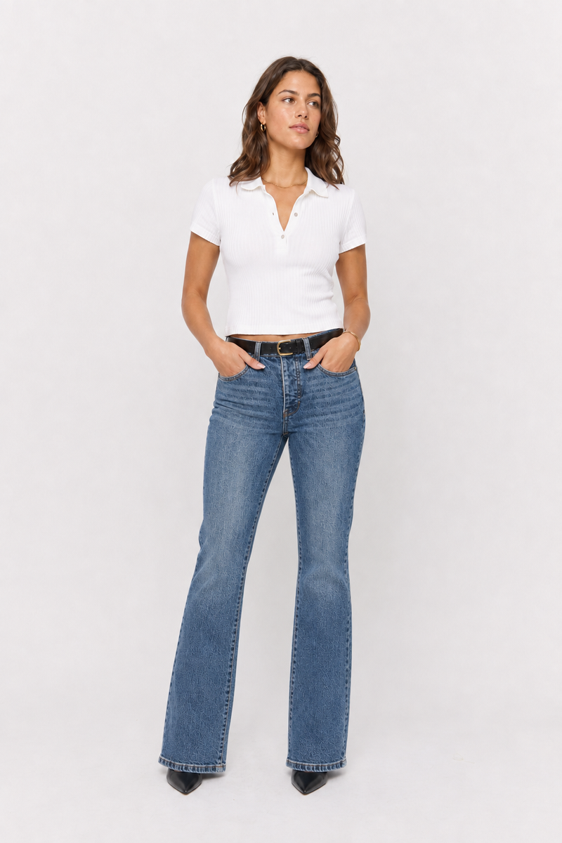 Stanley Boot Cut Mid Rise Traditional Vintage Worn