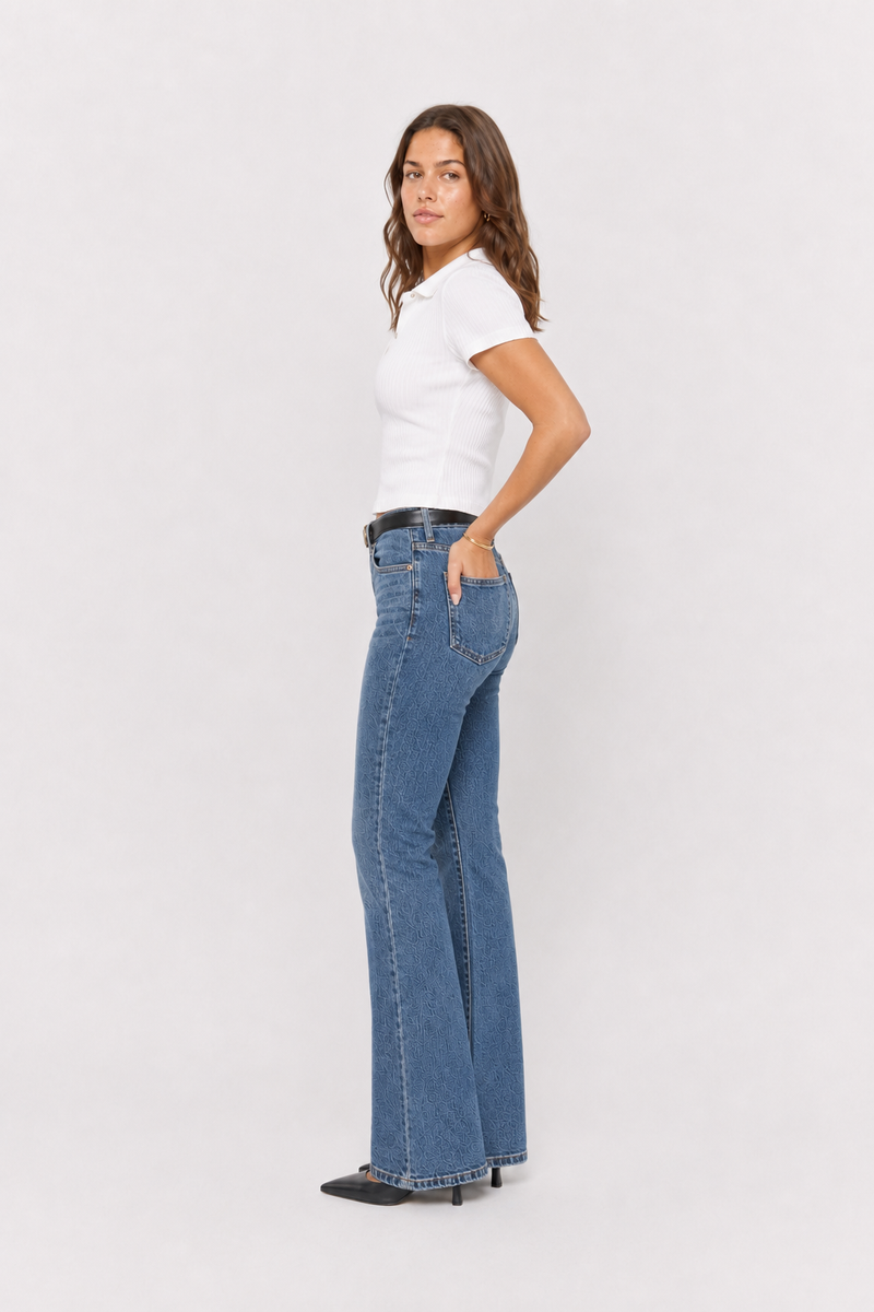 Stanley Boot Cut Mid Rise Traditional Vintage Worn