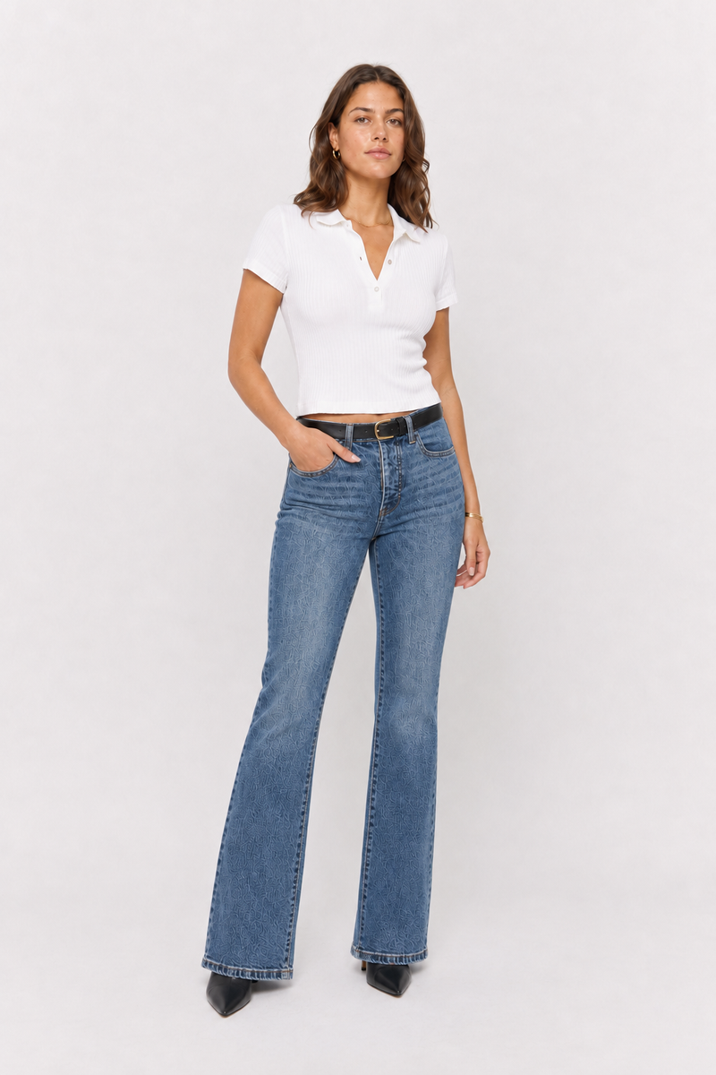 Stanley Boot Cut Mid Rise Traditional Vintage Worn