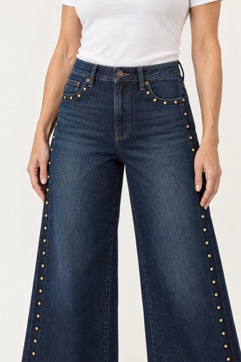 Andrews High Rise Extra Wide Leg 2 Year Wash