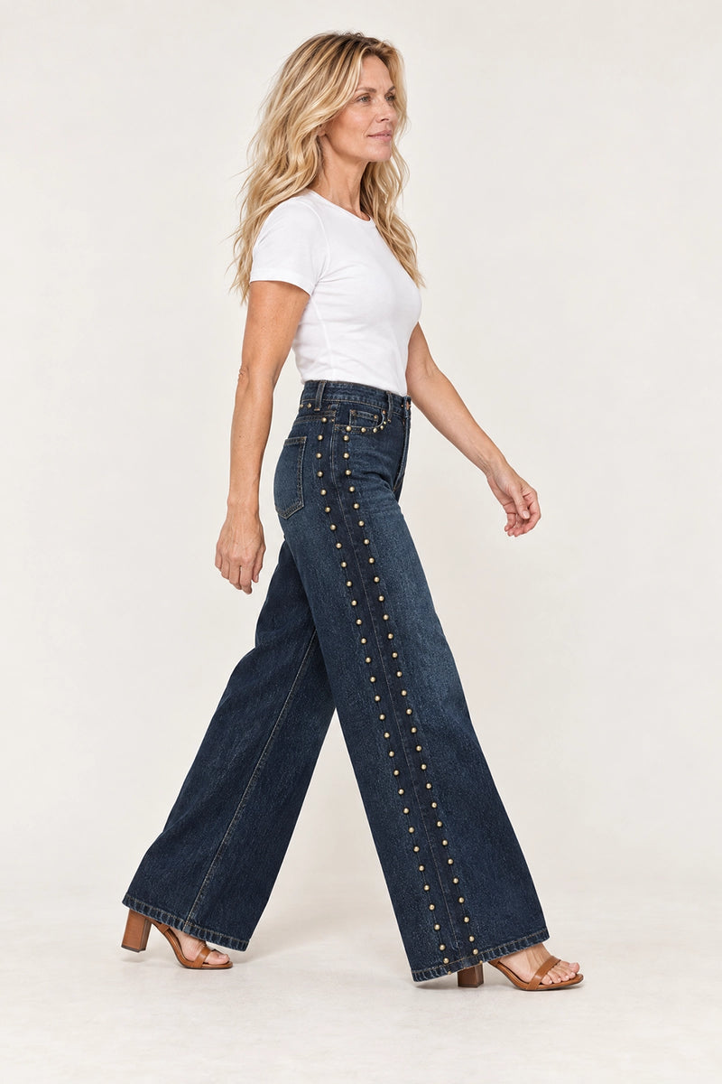 Andrews High Rise Extra Wide Leg 2 Year Wash